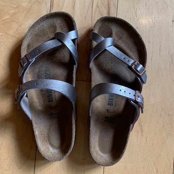 Graceful Taupe Birko-Flor Mayari Birkenstocks - Picture 4 of 7